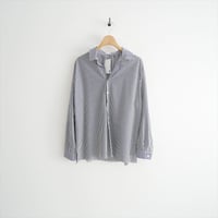 2026SS今季・人気完売品 GALERIE VIE シルキーコットン スキッパーブラウス 23036103101 2606-0071