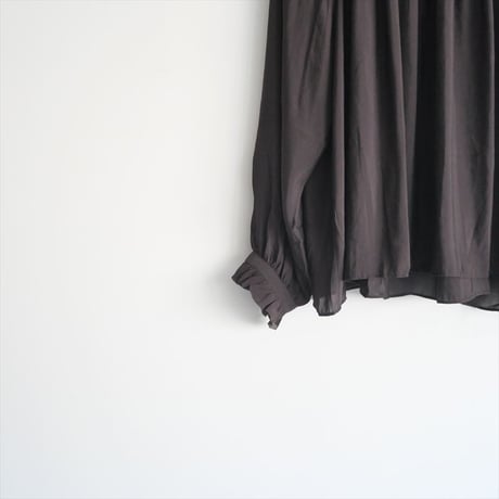 2022AW / 未使用 / Plage / bright chiffon blouse / 22051922705030 / 2501-0155