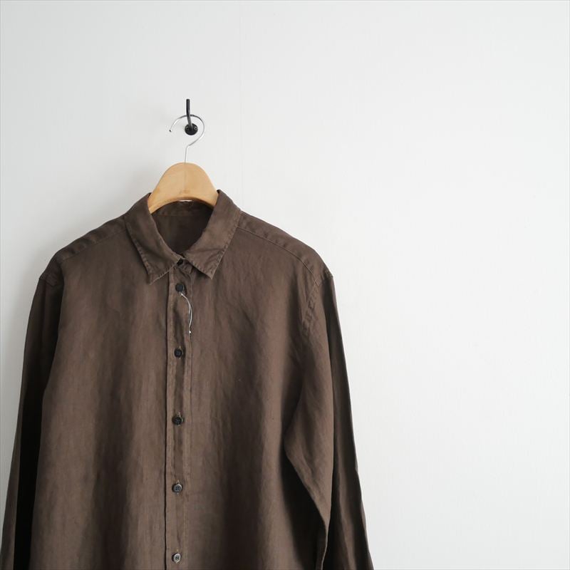 2025SS / 未使用 / Plage / Garment Dye Linen シャツ /