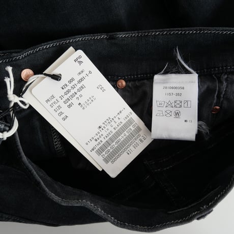 2021SS / MUSE de Deuxieme Classe購入品 / MOTHER / FADED BLACK INSIDER CROP / 21030521000110 / 2402-0685