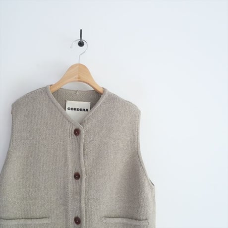 2024SS今季 / 未使用 / journal standard luxe購入品 / CORDERA / COTTON WAISTCOAT　ベスト / 2406-0188