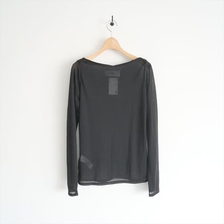 2024AW今季 / Plage別注 / JANE SMITH / SHEER BOAT NECK Tシャツ / 24WCT-＃636L / 2411-0475