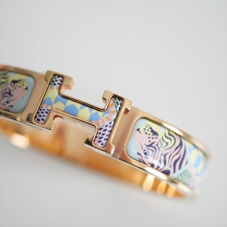 2023 / 継続販売品 / 日本橋三越購入品 / HERMES / エナメルブレスレット 《クリックH/ランタン、風船、帽章》 / 2404-2108