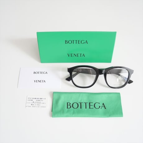 2024SS今季 / AP STUDIO購入品 / BOTTEGA VENETA / 追加ブラックフレームアイウェア / 24090587103810 / 2407-0280