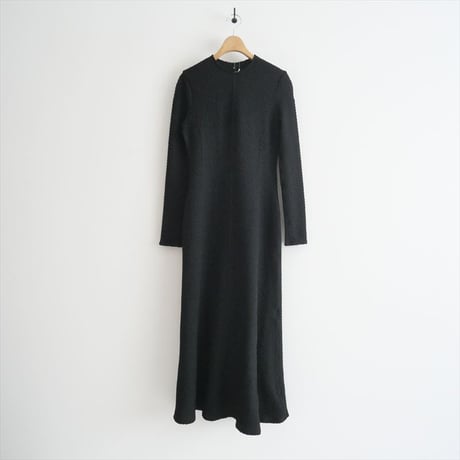 2024AW今季新作 / Mame Kurogouchi / Shirring Jersey Jacquard Flared Dress / MM24FW-JS046 / 2408-0745