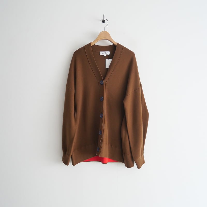 2022AW / ENFOLD / PEPLUM CARDIGAN / 300FA270-13 