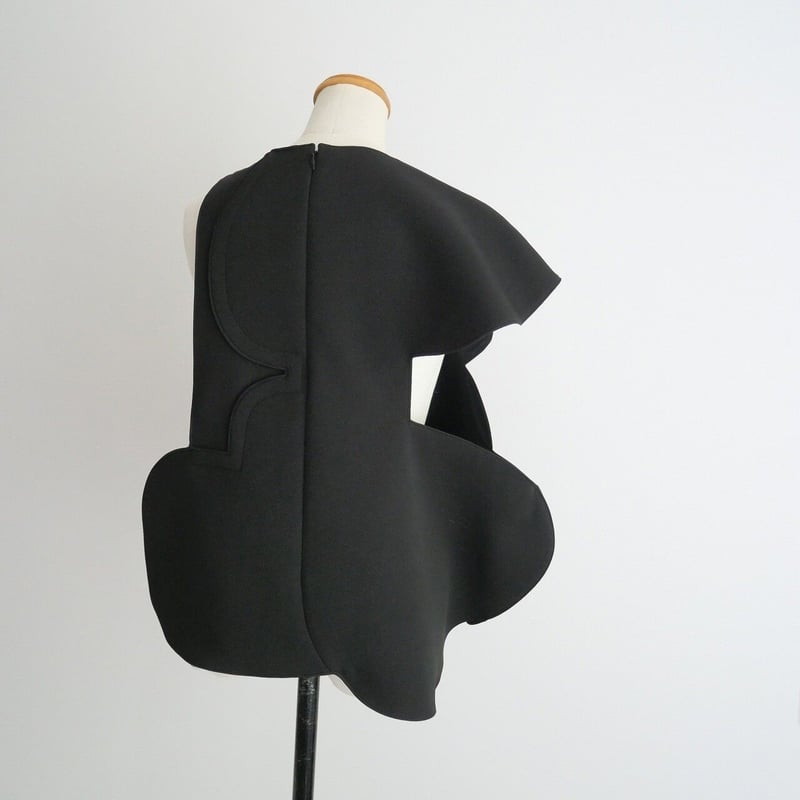ENFOLD - ENFOLD エンフォルド ＳＣＡＬＬＯＰＥＤ　ＶＥＳＴ ENFOLD Scallop Vest