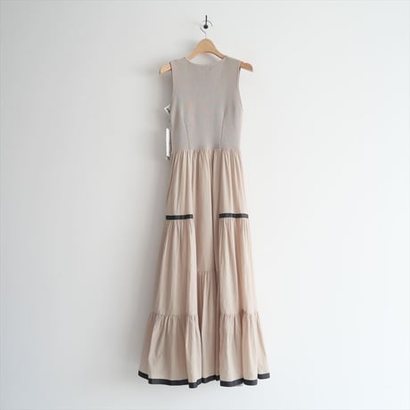 2023 / FRAY I.D / ニットコンビティアードワンピース / FWNO232209 / 2309-1652