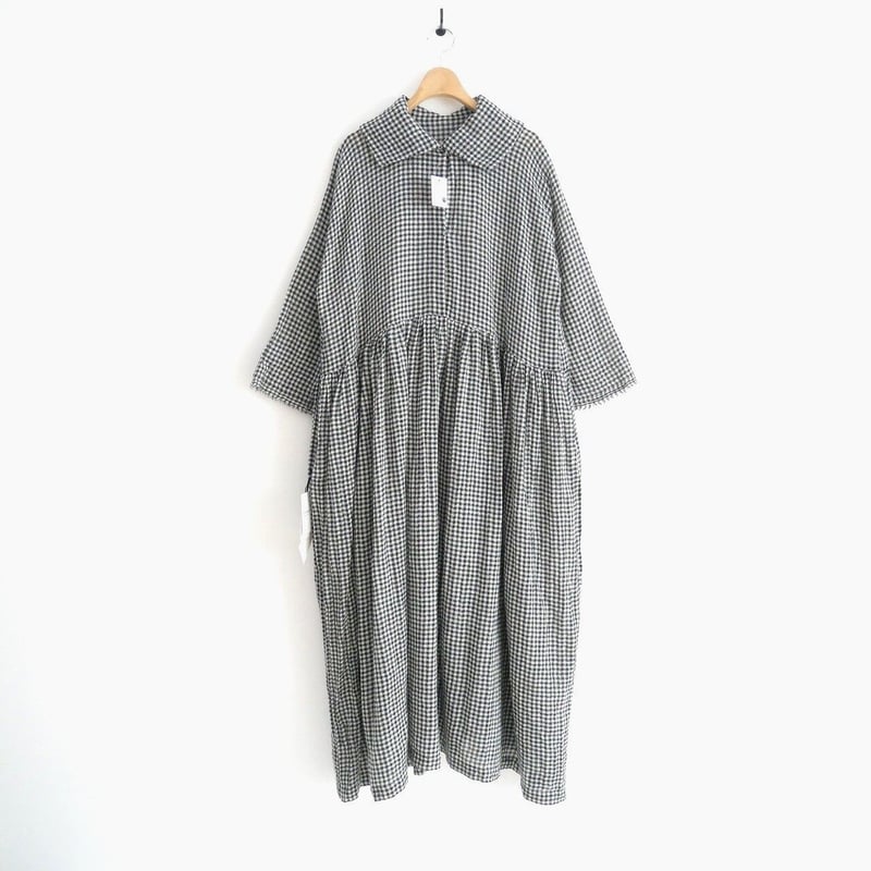ハレノオト①☆daniela gregis ドット柄 定番 dress 2022 / 未使用 / DANIELA GREGIS / Checked wool onep