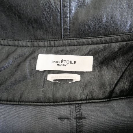 2021AW / ISABEL MARANT ETOILE / フェイクレザースカート / JU1316-21A004E / 2409-0077