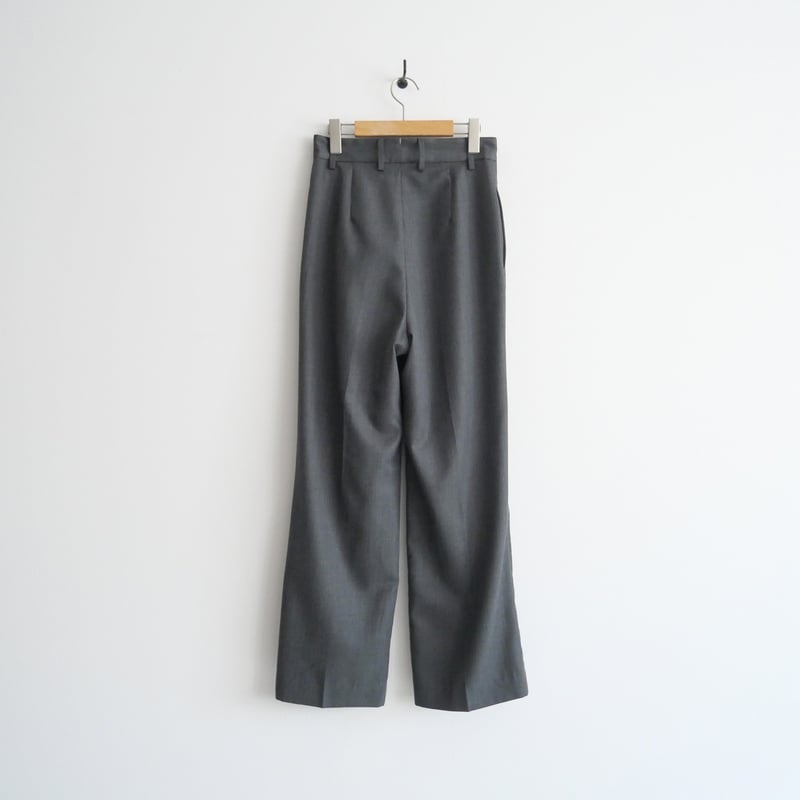 Deuxieme Classe *WOOL SERGE タックパンツ2 グレー