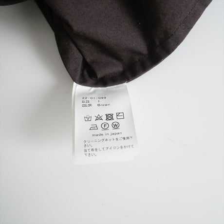 2021AW / AUBETT / ロングシャツドレス / 22-01-099 / 2405-0093