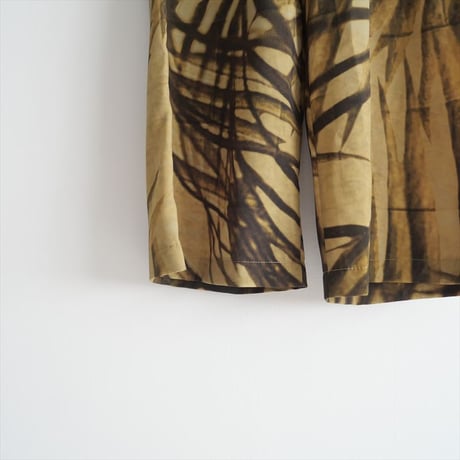 2023 / 未使用 / L'Appartement / Leaf Print Pants / 23030560500530 / 2406-0499