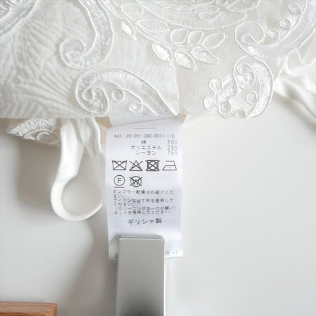 2025SS / OURNAL STANDARD L'ESSAGE購入 / MAURIZIO MYKONOS / クロップドレースキャミソール / 25051380001110 / 2602-0364