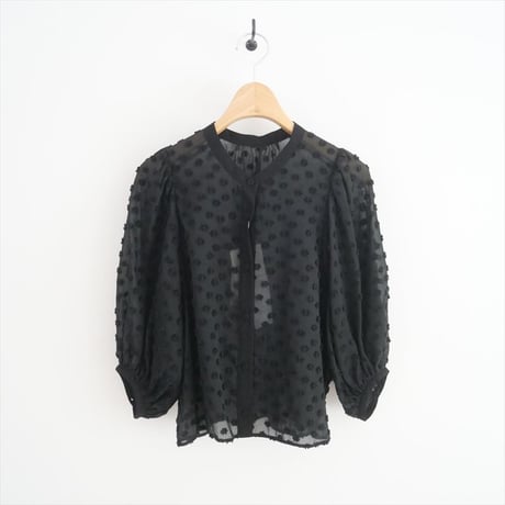 2024AW今季新作・人気完売品 / 未使用 / 人気スタッフみーさんコラボ / IENA / Mi * Trefle シアーギャザーブラウス / 24051900270130 / 2410-0113