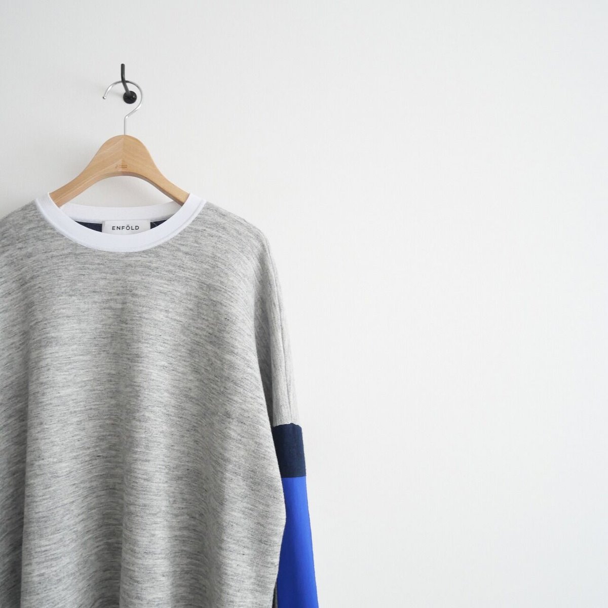 ENFOLD ラインワイドプルオーバーニット ENFOLD - エンフォルド ラインワイドプルオーバーニットの通販 by