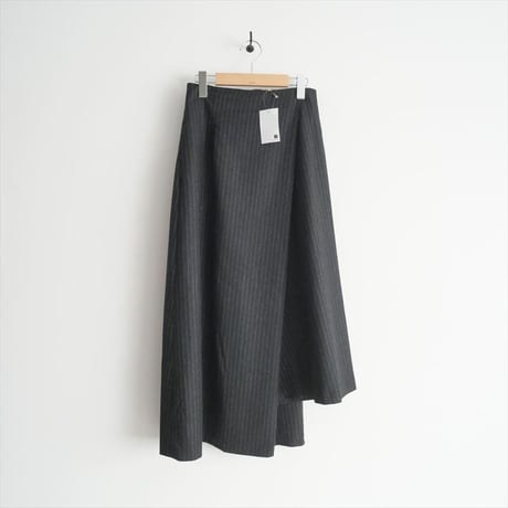 2021AW / H BEAUTY＆YOUTH / PIN STRIPE FLARE SKIRT / 2400-0391