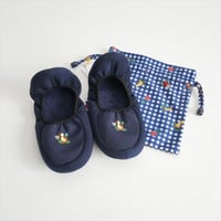 人気完売品 未使用 FEILER ハイジ 携帯スリッパ HE-257048 2606-0754
