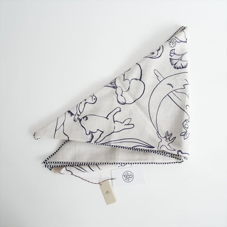 継続販売品・人気完売色 / 未使用 / HERMES / トライアングル ジェアン《千と一のウサギ》 / 2602-0226