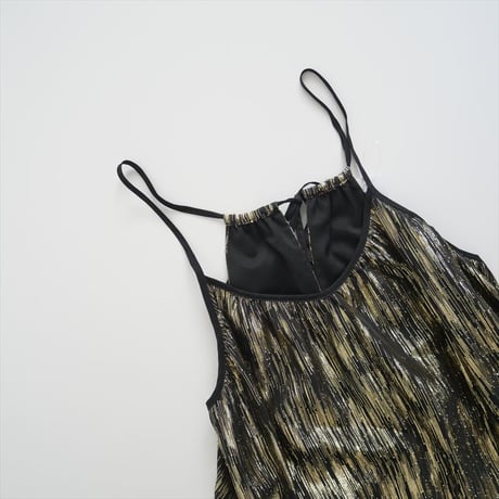 2024SS今季 / CITYSHOP / GOLD LAME DRESS：ワンピース / 24040042847010 / 2404-0523