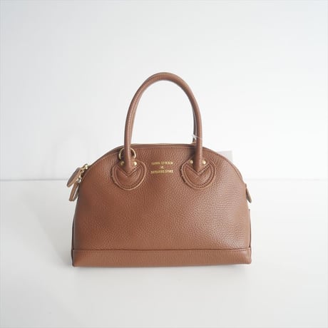 2022AW / IENA購入品 / YOUNG&OLSEN / EMBOSSED LEATHER ZIP BOAT バッグ S / YO2203-GD008 / 2412-1122