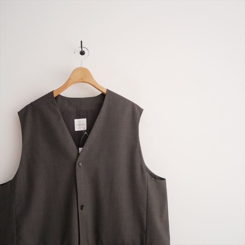 2025SS / TOUJOURS oversize vest YM42AV03 / 2605