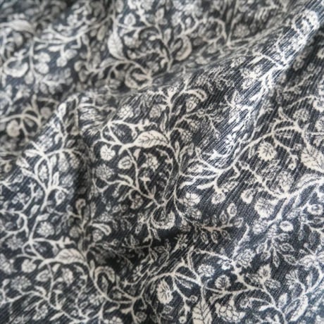 2024AW・人気完売品 / SOIL / CORDUROY FLOWER PRINT SK / NSL24534 / 2505-1070