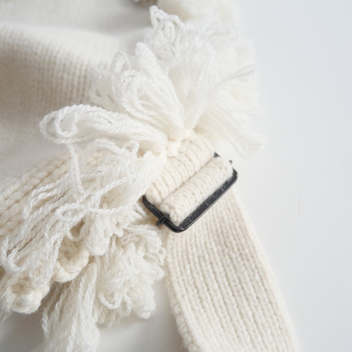 2023AW / HYKE / FRINGE SWEATER VEST / 232-11332