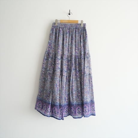 2021SS / L'Appartement購入品 / BLUE BOHEME / Cotton Tiered Skirt / 21060570002610 / 2310-1235