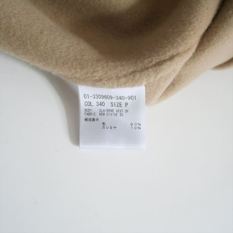 〇2023AW / Theory / New Divide GC Clairene Vest DF / 01-3309609 / 2509-0325