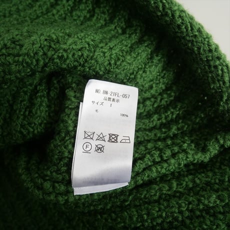 2021AW / BATONER / WALL YARN SIGNETURE MOCK NECK / BN-21FL-057 / 2406-0782
