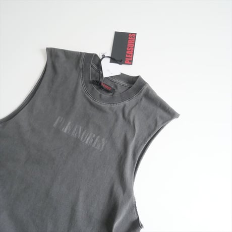 2024・人気完売品 / L'Appartement購入品 / PLEASURES / ONYX SLEEVELESS TEE / 24070570000830 / 2506-0280