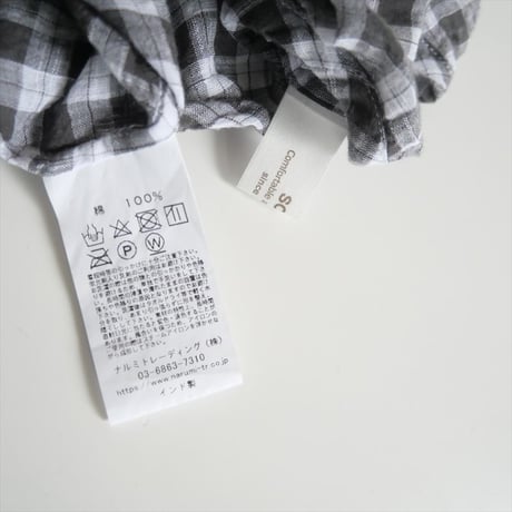 2024SS・人気完売品 / SOIL / COTTON FANCY GINGHAM CHECK 2WAY CAMISOLE / NSL24025 / 2505-1062