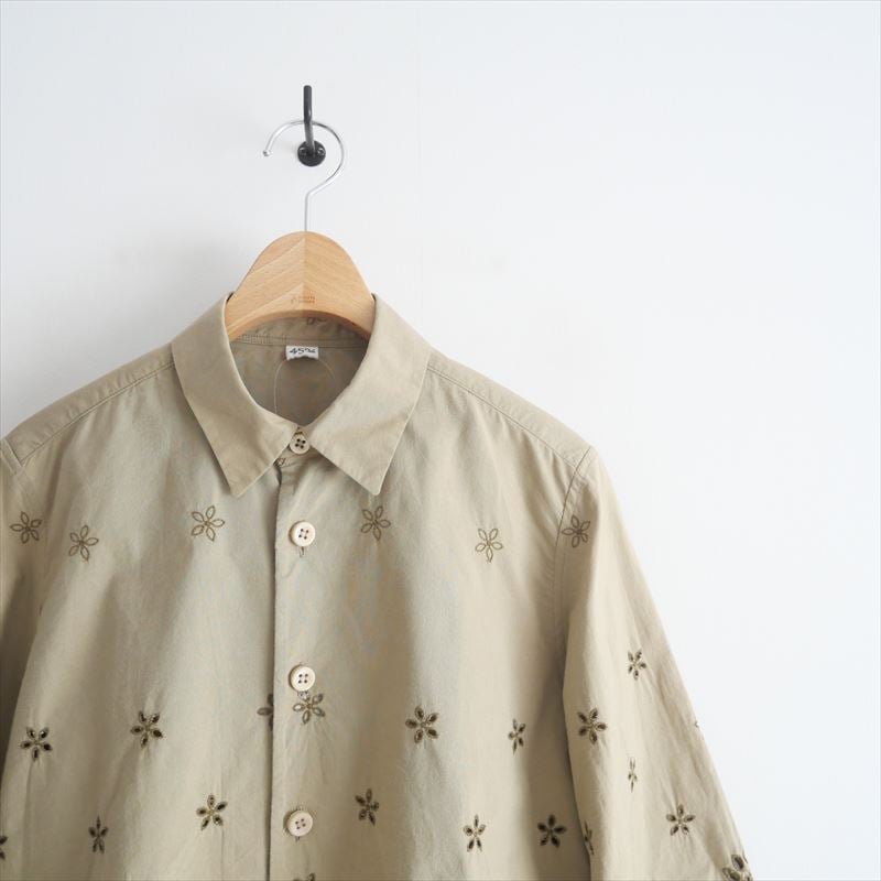 継続販売品 / 45R / ダンプカットワークの四角シャツ / 70630132 / 2405