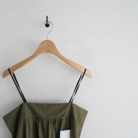 2023SS / TENNE HANDCRAFTED MODERN / Shirring wide all-in-one / 2403-0188