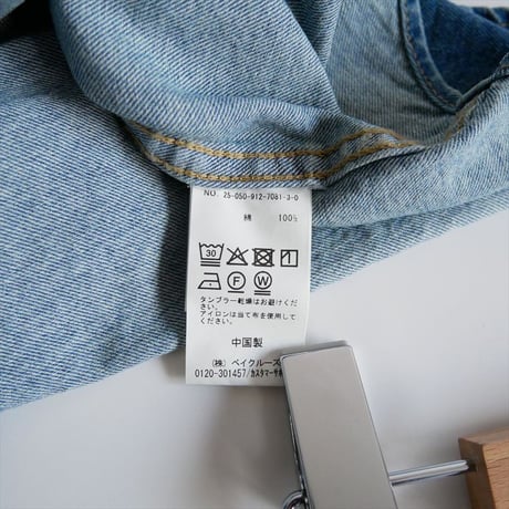 2025AW今季 / SLOBE IENA / LE DENIM BDUデニムシャツ / 25050912708130 / 2512-0104