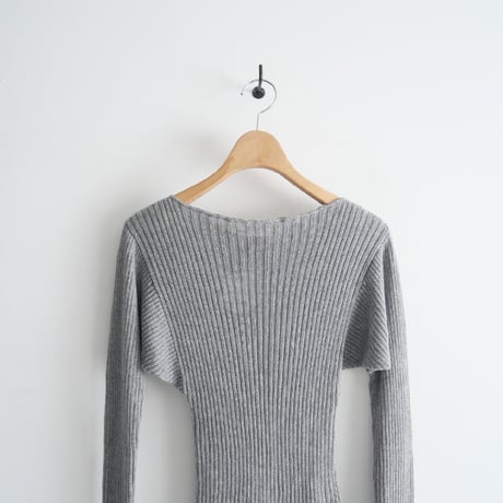 2022 / THE SHISHIKUI / Cotton cashmere knit / スタイリストの百々千晴さんのブランド / 2306-0383