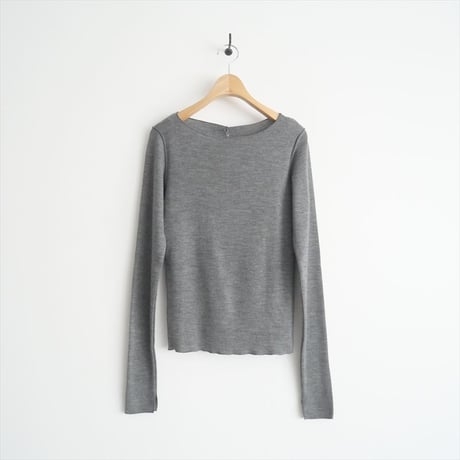 2024AW / Plage / super100s Jersey boat/N　プルオーバー / 24070922744030 / 2501-0070