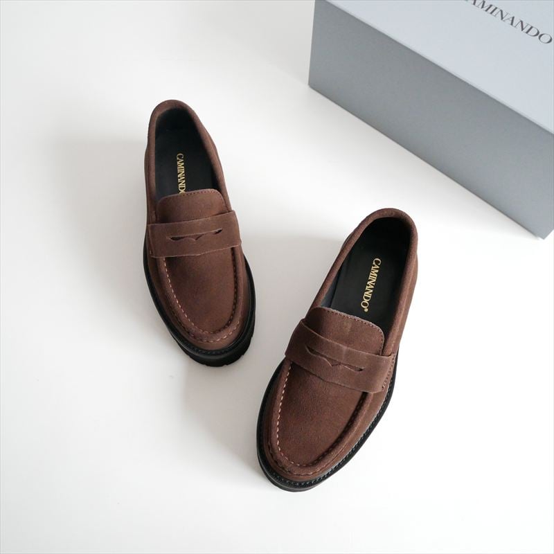 新品・未使用】ドゥーズィエム別注・CAMINANDOのSUEDE LOAFER