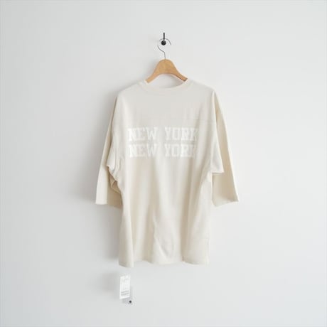 未使用 / L'Appartement別注 / GOOD GRIEF! / CRACKED PRINT FOOTBALL TEE / 2603-0894