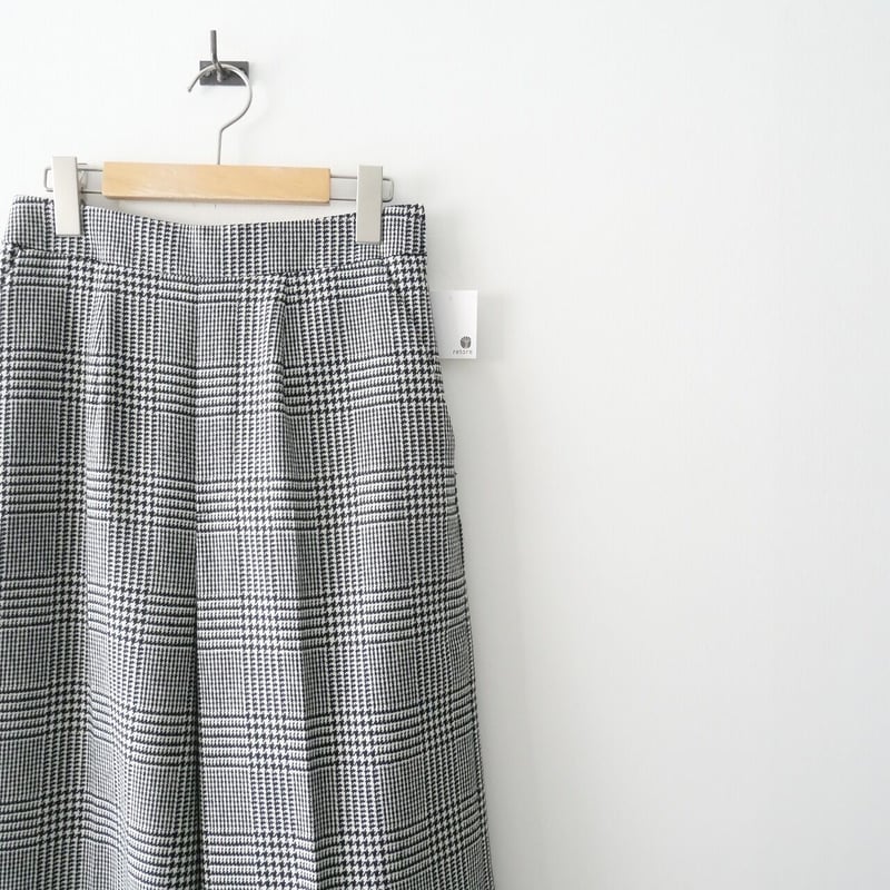 ENFOLD CORDURATWEED センタープレスゴムワイドTROUERS 