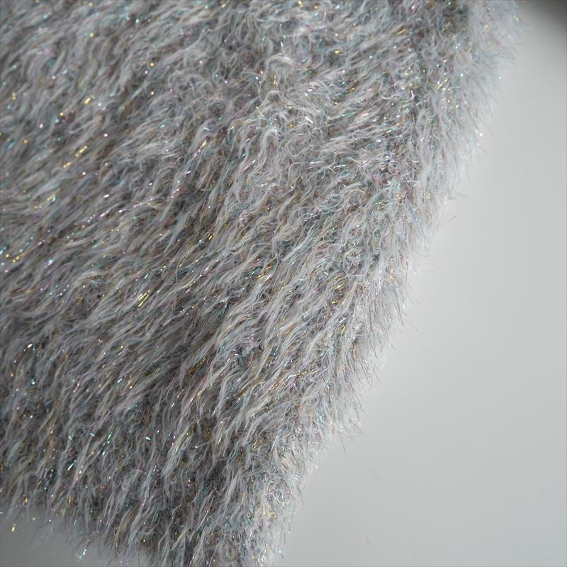 2023AW / Ameri / GLITTER SHORT KNIT CARDIGAN /