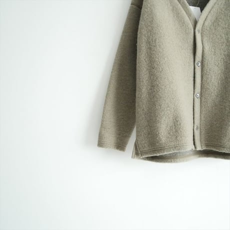 2024AW / South2 West8  / V Neck Cardigan -Boiled Jersey / PU535 / 2511-0037