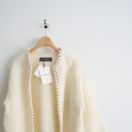 継続販売品 / 未使用 / L'Appartement同型お取扱い / MADISON BLUE / PEARL DAMAGE CD BRITISH WOOL / 2412-0144
