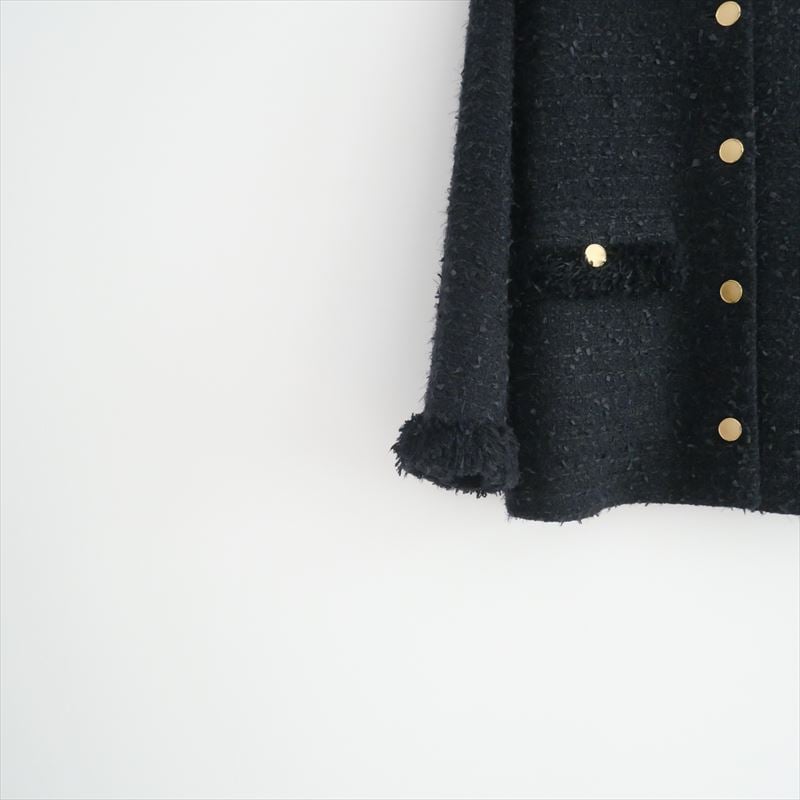 【新品】UNITED ARROWS ファンシーツイード ノーカラージャケット UNITED ARROWS（ユナイテッドアローズ）の「ファンシーツイード