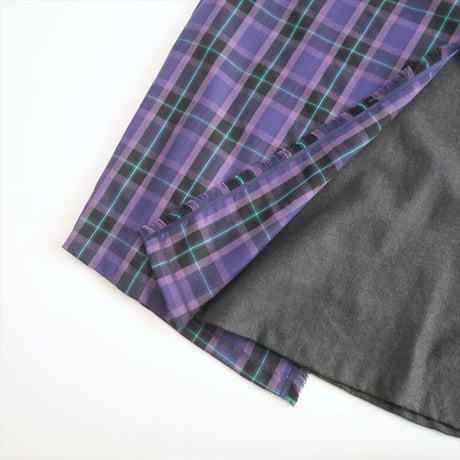 2023AW / MACKINTOSH PHILOSOPHY / タータンチェックキルトスカート / H5S07245 / 2410-0090