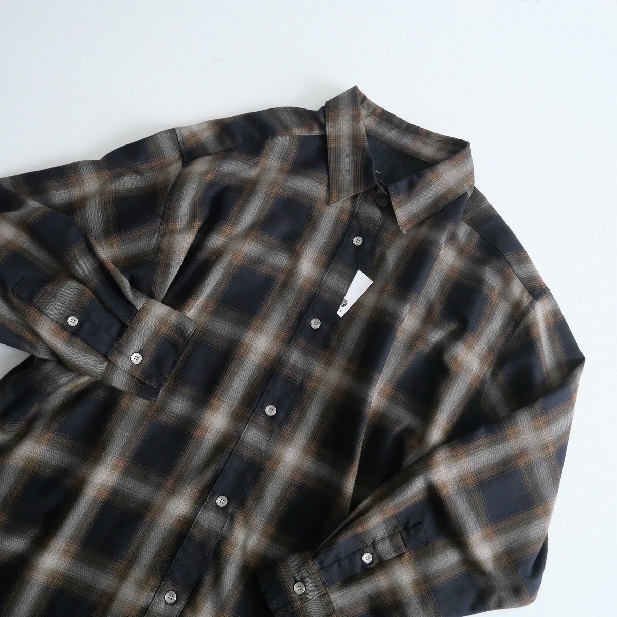 Spick & Span TRツイルチェックシャツ Spick & Span（スピックアンドスパン）の「TRツイルチェック