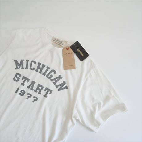 2023SS・人気完売品 / 未使用 / L'Appartement別注 / REMI RELIEF / MICHIGAN START T-SH / 2502-0512