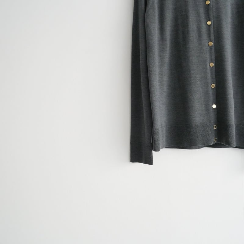 MUSE de Deuxieme classe FF30クルーネックカーディガン MUSE de Deuxieme classe（ミューズデドゥーズィエムクラス）の