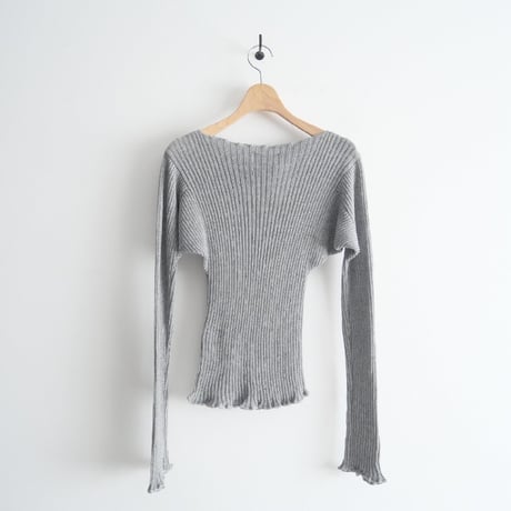 2022 / THE SHISHIKUI / Cotton cashmere knit / スタイリストの百々千晴さんのブランド / 2306-0383